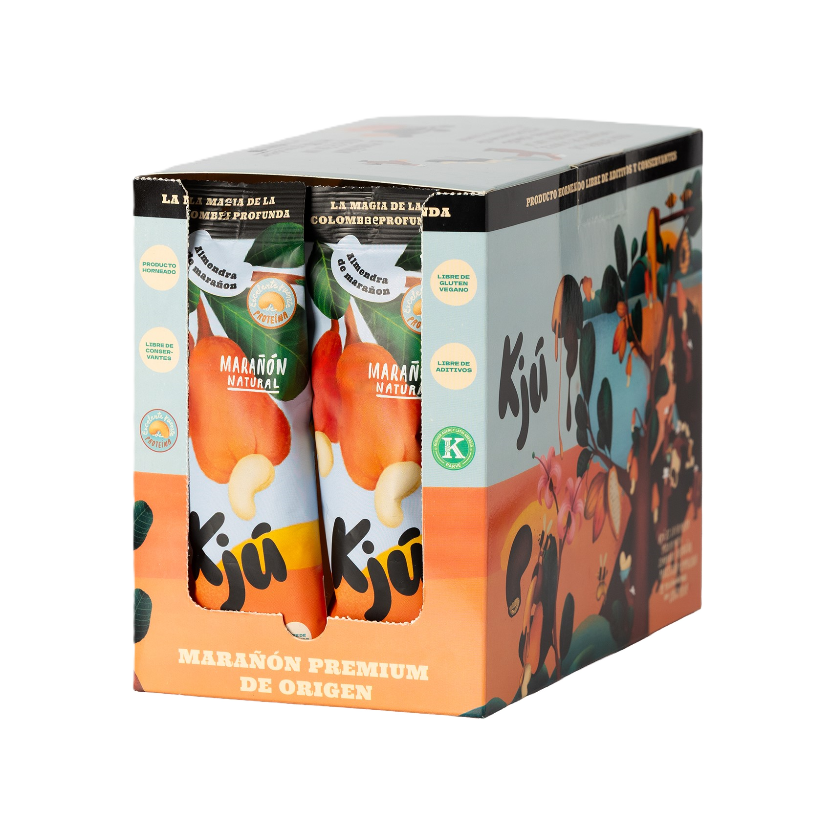 MARAÑÓN NATURAL DISPLAY SNACK 30gr x 16 und